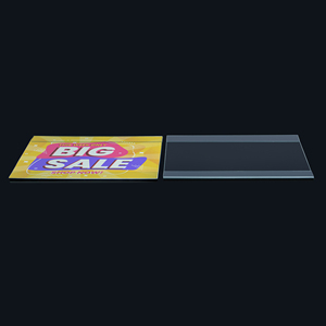 Étiquettes d'étagère en acrylique personnalisées en gros avec design gratuit pour les rayons de supermarché - Product Image 4
