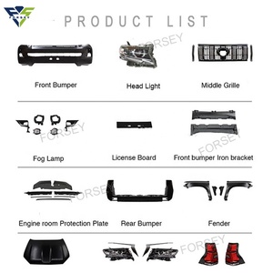 Kits Carrosserie 2018 Mise à Niveau Lifting pour Land Cruiser <span class=keywords><strong>Prado</strong></span> FJ150 2010 à 2013 - Product Image 5