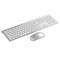 Clavier et souris sans fil rechargeables magic multimédia double mode mince pleine grandeur Ensemble clavier et souris multi-appareils
