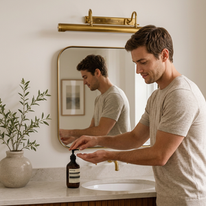 Dispensador de Jabón de Manos Aesop, Botella de Vidrio, Diseño Minimalista, Ecológico, para Uso en el Baño - Product Image 1