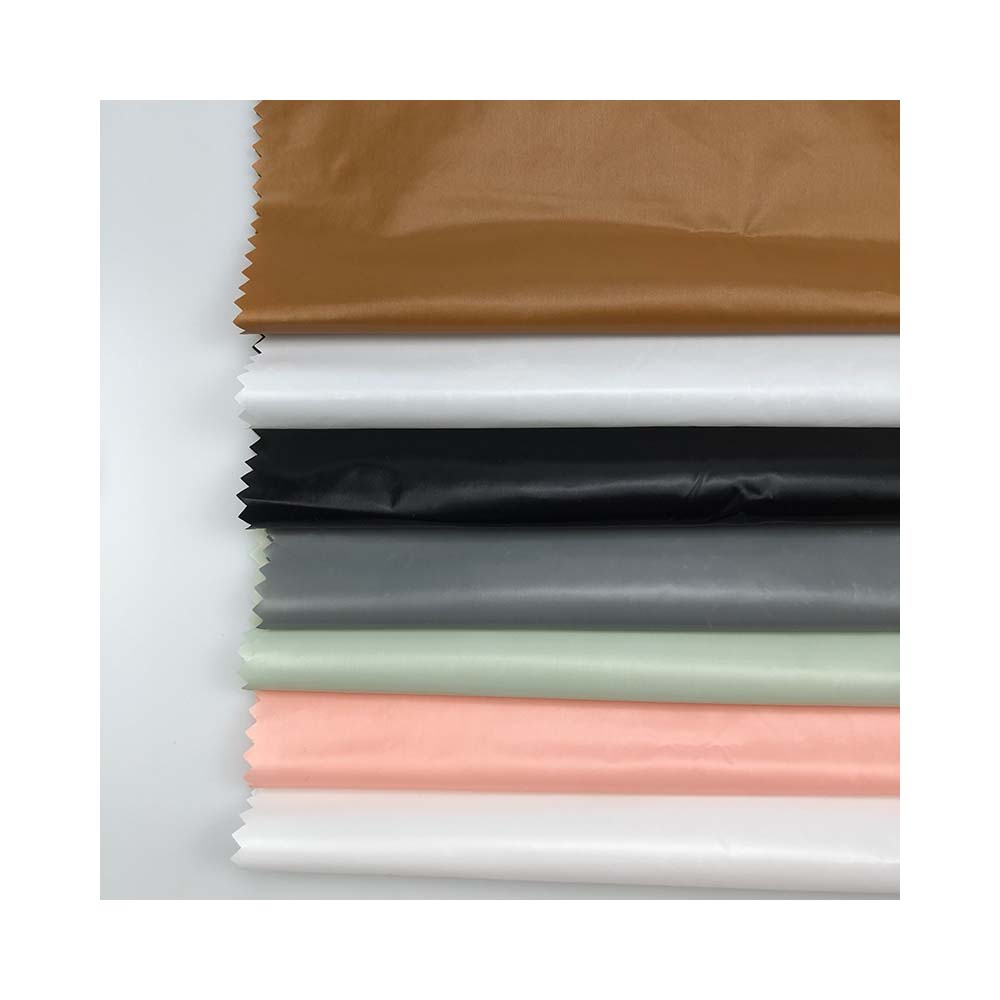 Размер кабеля нейлон Taslon полиуретановое покрытие полностью тусклый нейлон уток спандекс ткань для наружной одежды