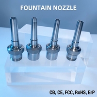 Fontaine d'eau commerciale au design moderne, en acier inoxydable de qualité supérieure, avec buses à jet unique réglables, 220V, garantie 2 ans – Approvisionnement direct usine