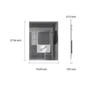 Vercon-Espejo de baño inteligente Grace, resistente al agua, Android, con iluminación LED, Ai, Bluetooth, altavoces <span class=keywords><strong>Premium</strong></span>, wifi, <span class=keywords><strong>Spotify</strong></span>, Youtube - Product Image 6