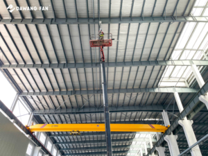 Tùy Chỉnh Thiết Kế 110V An Toàn Cao Yếu Tố 5 Lưỡi Công Nghiệp Lớn Trần Mạnh Mẽ Hvls Người Hâm Mộ - Product Image 4