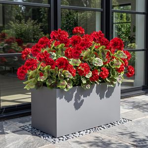 Fleurs artificielles en soie de géranium résistantes pour l'intérieur et l'extérieur, plantes décoratives de simulation pour la maison, le jardin et le bureau - Product Image 5