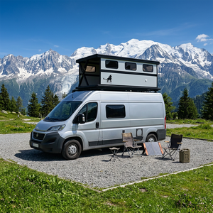 P Show FRP PET Tienda de Campaña Eléctrica de Techo Rígido Pop-up X Lift Cuatro Estaciones con Control Remoto Impermeable para Camioneta, <span class=keywords><strong>Furgoneta</strong></span>, RV - Product Image 1