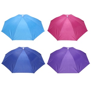 Giá Rẻ Mini Có Thể Gập Lại Chống Nắng Nhiệt <span class=keywords><strong>Cap</strong></span> Hat Shape Umbrella Cho Các Hoạt Động Ngoài Trời - Product Image 5