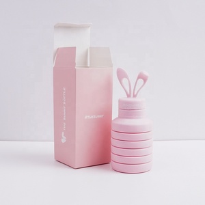 ขวดน้ำกีฬาซิลิโคนแบบพับได้ ปลอดสาร BPA เป็นมิตรกับสิ่งแวดล้อม ใช้ดื่มน้ำร้อนและน้ำเย็นได้โดยตรง - Product Image 3