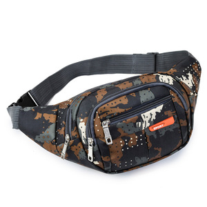Camouflage Waist Bag Unisex Large Capacity Cell Phone Pocket Wear Resistant Casual Travel Outdoor Sport Fanny Pack - Product Image 2