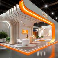 Stand d'exposition modulaire haut de gamme MEGA pour boutique de mode moderne, événement commercial ou présentation en centre commercial