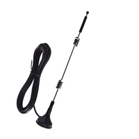 Antenne WiFi 2.4G 230 mm de hauteur, 12 dBi, 2400 MHz, avec base magnétique de 30 mm, aimant puissant