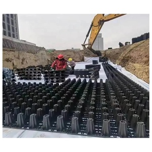 1*1m Geocellular pp yağmur suyu depolama modülü, yeraltı zayıflama sistemi, geomembran ile tutma gözaltı tankı - Product Image 4