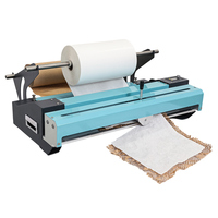 Distributeur de papier alvéolé électrique avec coupeur externe, machine d'emballage en carton ondulé Kraft, équipement d'emballage en rouleau de 500 mm