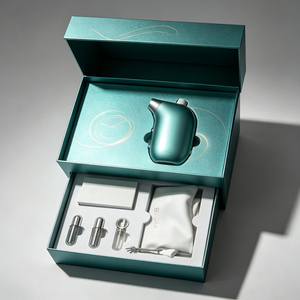 Épilateur personnalisé, design artistique de luxe, boîte cadeau, plateau coussiné écologique pour les magasins de soins personnels - Product Image 6