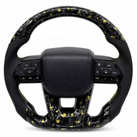 Volante Ergonómico en Forma de D de Fibra de Carbono para Toyota Land Cruiser LC300 LC200 Prado 150, Accesorios de Alto Rendimiento