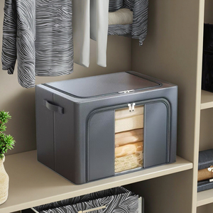 Large Capacity Foldable <strong>Rectangle</strong> Storage <strong>Bin</strong> for Household Bedroom Clothing Household Clothing Storage Box - Product Image 5