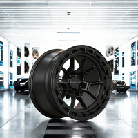 Nouvelles jantes HZR concaves en alliage d'aluminium forgé Beadlock 5x115 30mm ET Gris Anthracite Finition Usinée Adaptation Universelle pour Drag Racing
