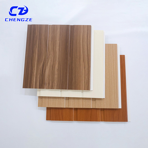 Hot Sale Eco-Friendly Home Decorative <strong>Ceiling</strong> <strong>Cladding</strong> Integrated square Slat Pvc Wpc Wall <strong>Ceiling</strong> Panels Interior - Product Image 6