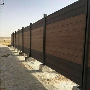 Hot Selling Modern Nature WPC Garden Privacy <strong>Fence</strong> with <strong>Fence</strong> Post <strong>Caps</strong> Eco-Friendly Rot Proof Waterproof - Product Image 2