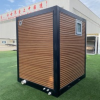 Salle de bain mobile extensible de haute qualité, toilettes préfabriquées portables avec douche pour maison et appartement, fabriquées en panneaux sandwich