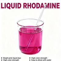 Rhodamine liquide, colorant liquide de base soluble dans l'eau, rouge rose vif, pour pâte à papier et barquettes à œufs