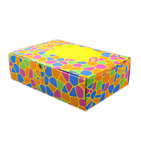Boîte d'emballage pliable personnalisée imprimée, prête pour l'EPR, en carton ondulé pour l'expédition e-commerce et la gestion des commandes en ligne