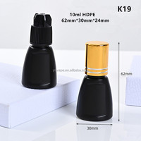 Distributeur de maquillage d'emballage cosmétique unique 3ml 5ml 8ml 10ml 18ml en plastique opaque noir HDPE distributeur greffage cils colle bouteille