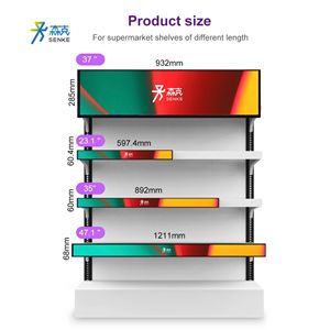 Senke thanh siêu rộng dải màn hình quảng cáo Android cảm ứng hồng ngoại thanh LCD hiển thị Kệ cảm ứng thanh Màn hình - Product Image 5