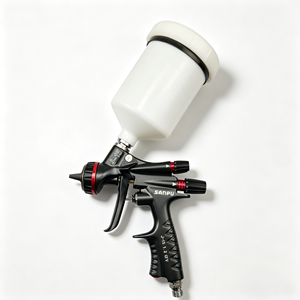 <span class=keywords><strong>Pistolet</strong></span> de <span class=keywords><strong>peinture</strong></span> pneumatique de qualité supérieure J-15 1,3 mm HVLP à alimentation par gravité pour <span class=keywords><strong>peinture</strong></span> automobile, corps en alliage, gobelet de 600 ml - Product Image 1