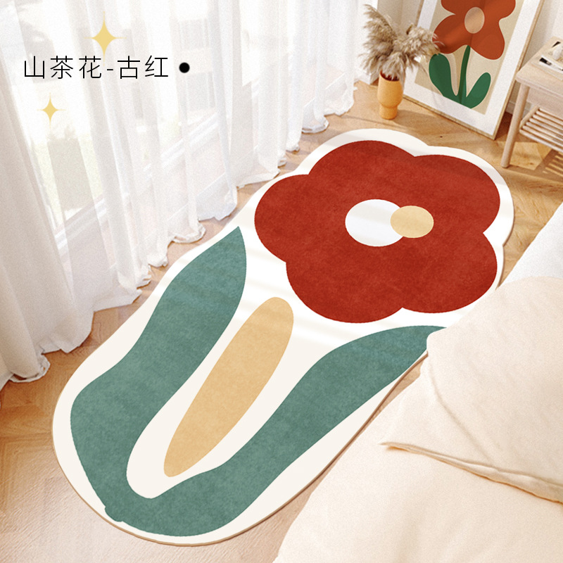Camélia Imprimé - Rouge Antique