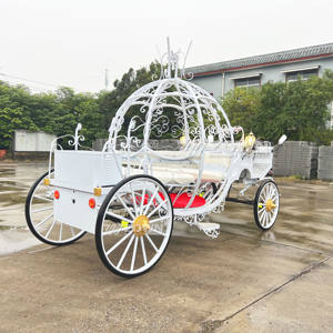 Elektrikli Külkedisi Balkabağı Düğün At Arabası/Atlı Vagon/At Arabası - Product Image 4