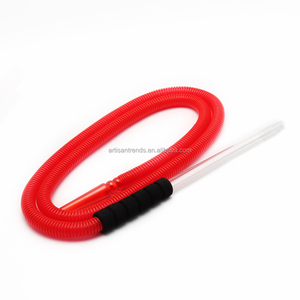 Factory Wholesale Frosted Plastic <strong>Hookah</strong> Accessories Disposable Shisha <strong>Pipe</strong> with Glass Handle and <strong>Hookah</strong> Shisha Hose - Product Image 2