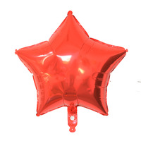 Ballon Étoile Brillant de 18 Pouces en Aluminium, Couleur Unie, pour Décoration de Fête d'Anniversaire, Vente en Gros