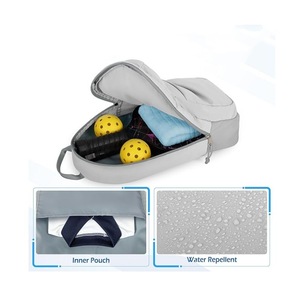Pickleball <b>Backpack</b> Nylon Water Resistant Zipper Closure Sports Bag For Outdoor Use - Product Image 3