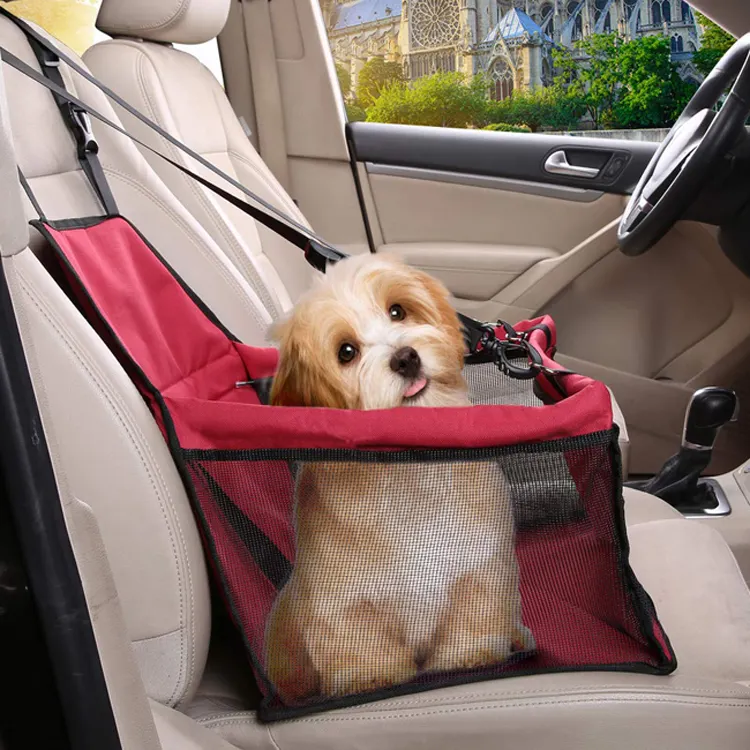 ที่นั่งเสริมสำหรับสัตว์เลี้ยงสุนัขในรถ,ที่นั่งกลางแจ้งแบบพกพาสามารถซักได้ระบายอากาศได้สำหรับเดินทาง