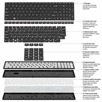 Wholesale New US English Keyboard for Dell Inspiron 1464 1464D 1464R Black Laptop Keyboards Spare Parts