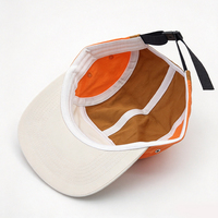 Casquettes à visière plate personnalisées, casquette en nylon, casquette snapback à 5 panneaux, casquette en nylon respirante et légère, casquette unisexe pour les activités de camping en plein air