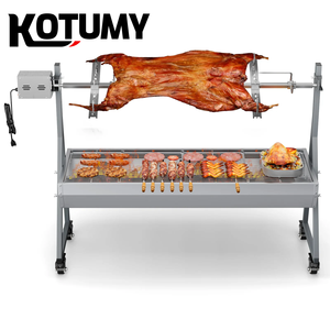 Kavrulmuş bütün kuzu gıda işleme hattı ürün ızgara için otomatik döner fırın - Product Image 6