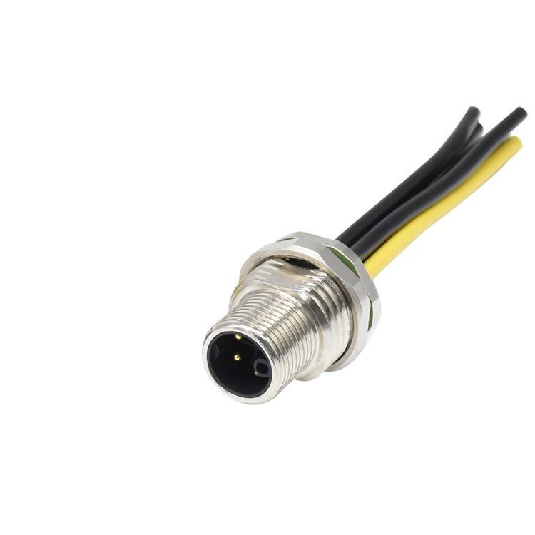 front fastened male socket wire