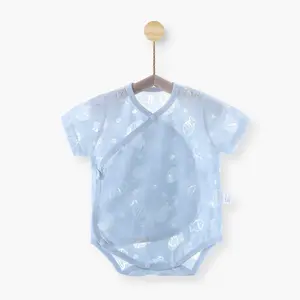 批发100% 有机棉婴儿连衫裤最佳针织面料婴儿婴儿服装-新生婴儿连衫裤厂家直销
