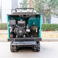 Kompakter Drehbarer Schaufel-Minidumper Benzin/Diesel Optional Mini-Raupendumper für Gewächshaus- und Gartenprojekte