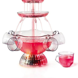 <span class=keywords><strong>Fontaine</strong></span> <span class=keywords><strong>à</strong></span> vin et <span class=keywords><strong>champagne</strong></span> <span class=keywords><strong>à</strong></span> 3 niveaux avec 5 coupelles, design cascade, facile <span class=keywords><strong>à</strong></span> utiliser pour fêtes, mariages, hôtels, <span class=keywords><strong>fontaine</strong></span> <span class=keywords><strong>à</strong></span> boisson en plastique - Product Image 3