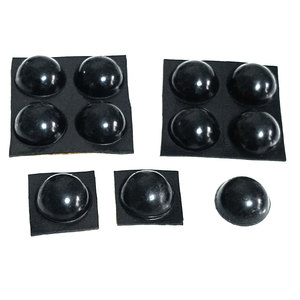แผ่นยางกันกระแทกแบบครึ่งวงกลมสีดำขนาด 16*8 มม. พร้อมกาวในตัว - Product Image 5