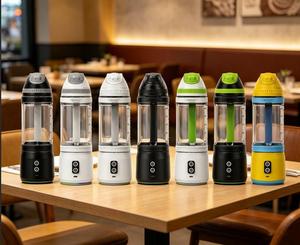 Licuadora de Mano Recargable por USB de 700 ml, Trituradora de Hielo Portátil con 6 Cuchillas, Recipiente Libre de BPA, para el Hogar, Gimnasio, Campamento, Deportes al Aire Libre - Product Image 2