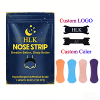 Tiras Nasales Personalizadas HLK CE ISO MSDS Extra Fuertes de Nivel Deportivo para Mejorar la Respiración y Evitar los Ronquidos