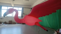 Ballon animal perroquet gonflable oiseau volant avec éclairage coloré
