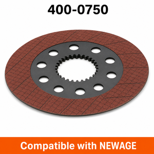Disque d'embrayage à friction en bronze NEWAGE haute performance 400-0750, 224 mm, dents internes IT15 - Product Image 1
