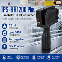 Imprimante jet d'encre thermique TIJ IPS-HH1200 Plus, imprimante de codes-barres 70 m/min, pour QR, logos, données variables, boîtes, bois, acier, carton