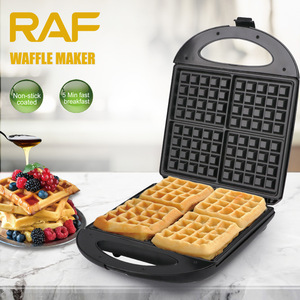 Máquina Eléctrica Personalizada para Hacer Mini Waffles Belgas de Burbujas, 4 Porciones, para Uso Doméstico - Product Image 1