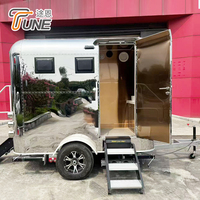 Remorque Sanitaire Mobile de Luxe au Design Moderne – Toilettes Portables pour Événements Extérieurs Haut de Gamme